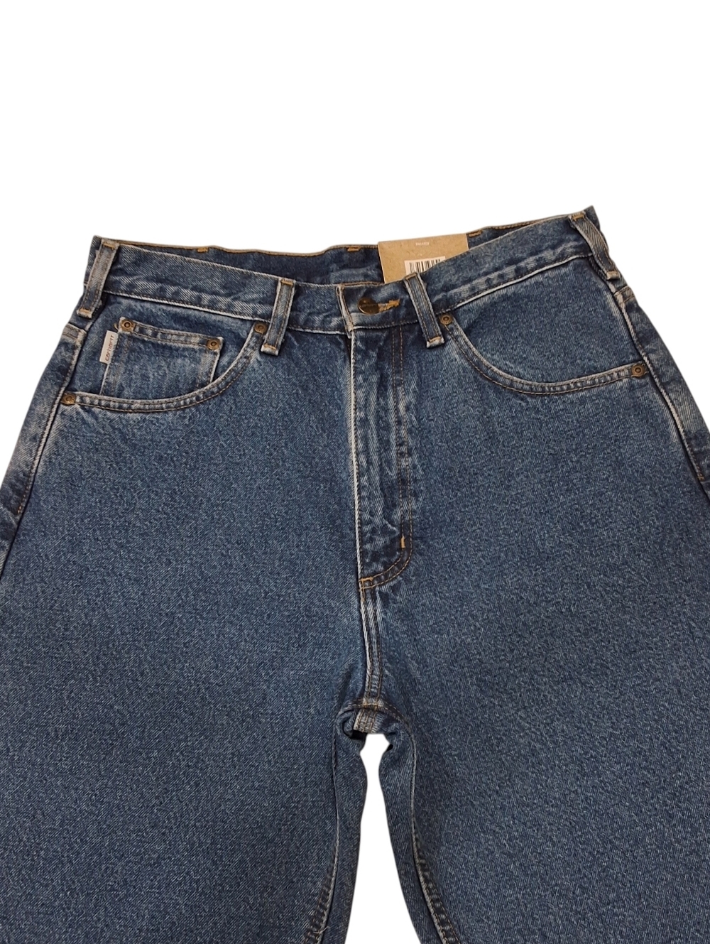 Carhartt NWT~Mens Relaxed Straight Fit Flannel Lined Jean~Dark Wash Denim~32X36 - Picture 7 of 11